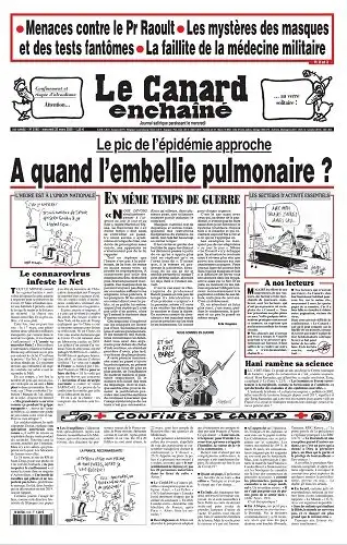 Le Canard Enchaîné N°5185 du Mercredi 25 mars 2020
